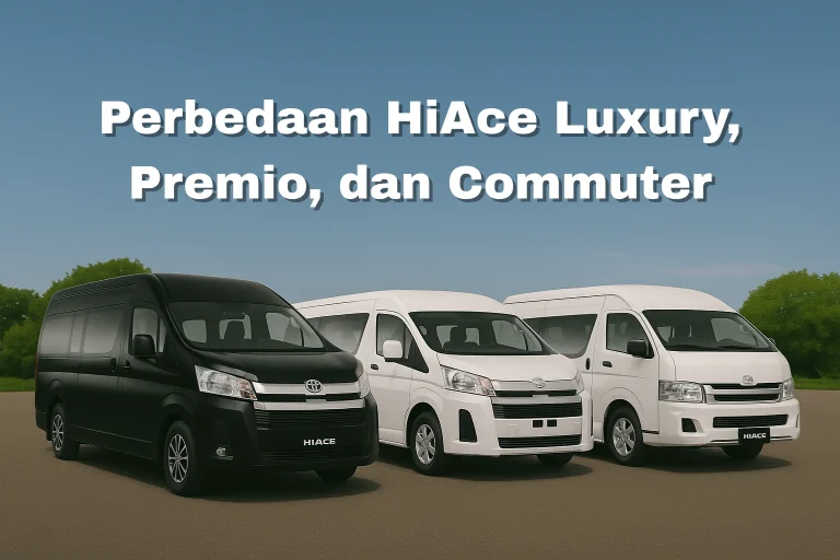 Perbedaan HiAce Luxury, HiAce Premio, HiAce Commuter